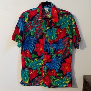 Tropical Vintage Floral Men's Hawaiin Shirt